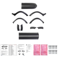 Oneway lemy blatn�k� + panely bo�n�ch dve�� Dacia Duster I 2010-2017 (bez ozna�en� Duster) - matn� �ern�