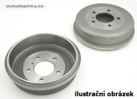 Zimmermann zadn� brzdov� bubny - Dacia LOGAN MCV, 1.6 - v�kon 64 kW -- od roku v�roby 02/2007-