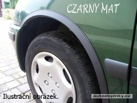 Lemy blatn�k� �ern� matn� Dacia Duster -- od roku v�roby 2010- (4d�ln� sada)